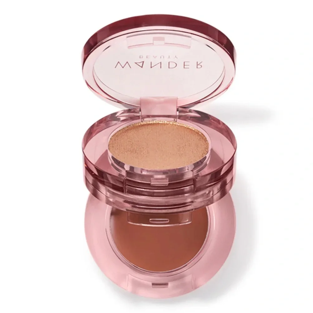 WANDER Beauty Eyeshadow Duo Double Date Powder Smitten Cream Swoon NIB Mirror